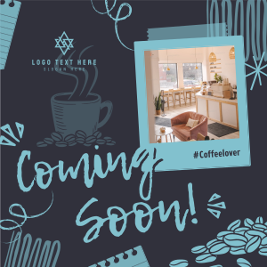 Polaroid Cafe Coming Soon Instagram post Image Preview