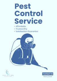 Pest Control Service Poster Design