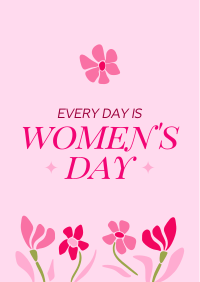 Women's Day Everyday Poster Design