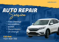 Auto Repair ripped effect Postcard Image Preview