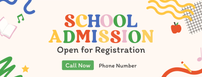 Fun Kids School Admission Facebook cover Image Preview