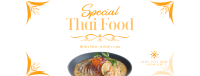 Special Thai Food Facebook cover Image Preview