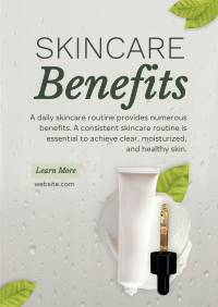 Skincare Benefits Organic Poster Image Preview