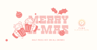 Christmas Drinks Promo Facebook ad Image Preview