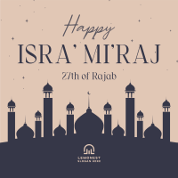 Isra' Mi'raj Spiritual Night Instagram post Image Preview