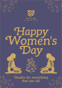 Rustic International Women's Day Flyer Image Preview