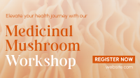 Minimal Medicinal Mushroom Workshop Animation Design