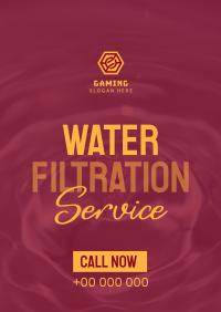 Water Filtration Service Poster Image Preview