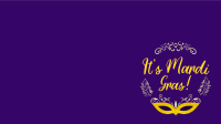 Fancy Mardi Gras Zoom Background Image Preview