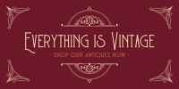 Retro Antique Store Twitter post Image Preview