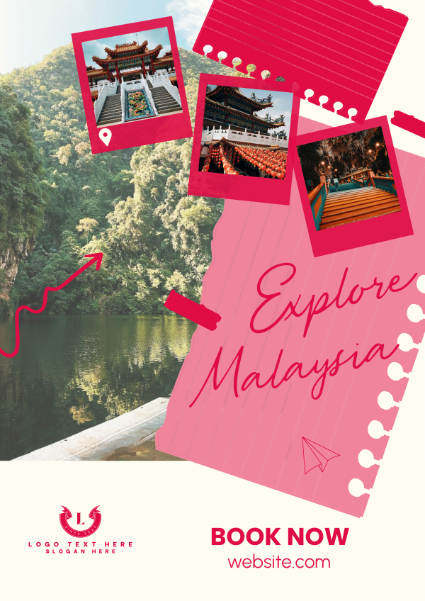 Explore Malaysia Flyer Design