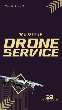 Drone Photography Service Facebook Story Design