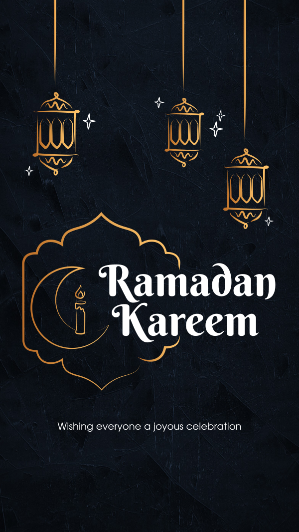 Ramadan Pen Stroke Instagram Story Design Image Preview