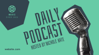 Daily Podcast Cutouts Zoom background Image Preview