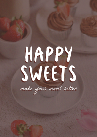 Happy Sweets Poster Design