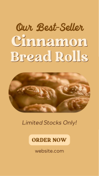 Best-seller Cinnamon Rolls TikTok Video Image Preview