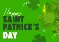 Fun Saint Patrick's Day Postcard Image Preview