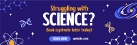 Science Private Tutorial Twitter Header Design