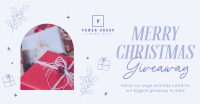 Holly Christmas Giveaway Facebook ad Image Preview