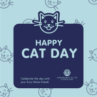 Cat Day Greeting Instagram post Image Preview