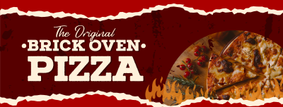 Brick Oven Pizza Facebook cover Image Preview
