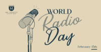 Radio Day Mic Facebook Ad Image Preview