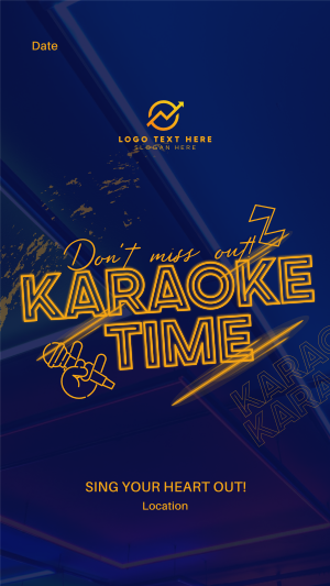 Join Karaoke Time Facebook story Image Preview