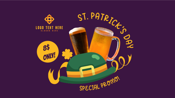 St. Patrick Beer Promo Facebook Event Cover Design Image Preview