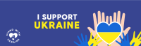 I Support Ukraine Twitter Header Image Preview