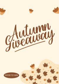 Autumn Season Giveaway Flyer Design