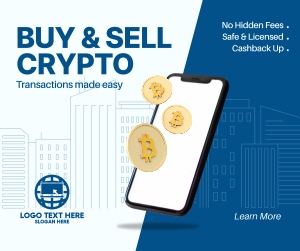 Buy & Sell Crypto Facebook post Image Preview