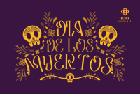 Colorful Calavera Pinterest board cover Image Preview