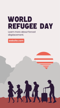 Refugee Day Awareness Facebook story Image Preview