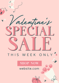 Valentines Sale Deals Flyer Design