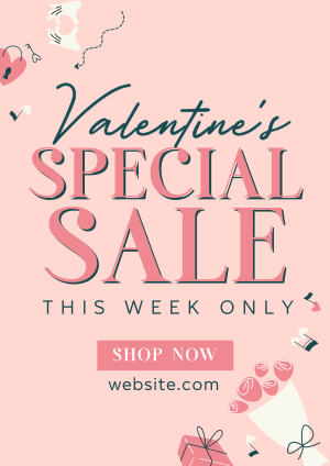 Valentines Sale Deals Flyer Image Preview