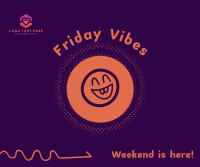 Friday Vibes Facebook Post Design