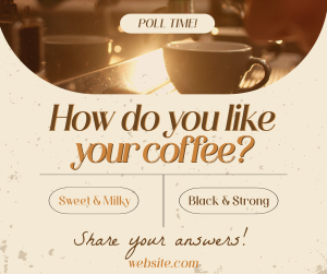 Coffee Customer Engagement Facebook post Image Preview