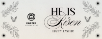 Rustic Easter Sunday Facebook Cover Image Preview