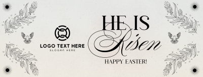 Rustic Easter Sunday Facebook cover Image Preview