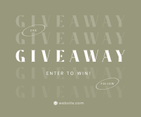 More Giveaway Facebook Post Design