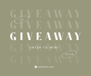 More Giveaway Facebook post Image Preview