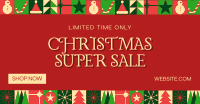 Modern Christmas Sale Facebook Ad Design