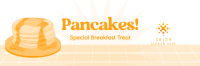 Retro Pancake Breakfast Twitter header (cover) Image Preview