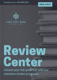 Review Center Poster Design