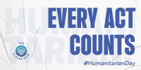 Modern World Humanitarian Day Twitter Post Image Preview