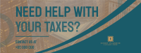 Tax Assistance Facebook Cover Design