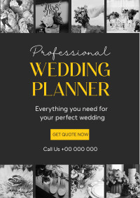 Wedding Planner Service Flyer Template