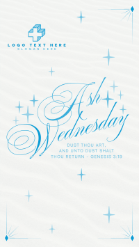 Simple Elegant Ash Wednesday Video Image Preview