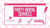 Retro Party Facebook Event Cover Design
