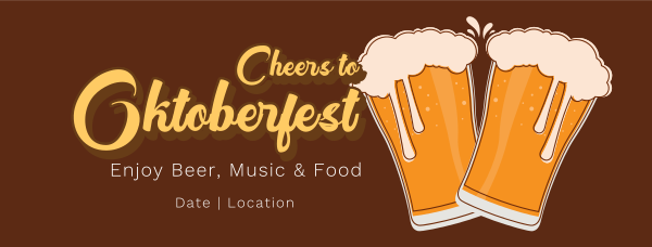 Oktoberfest Beer Night Facebook Cover Design Image Preview